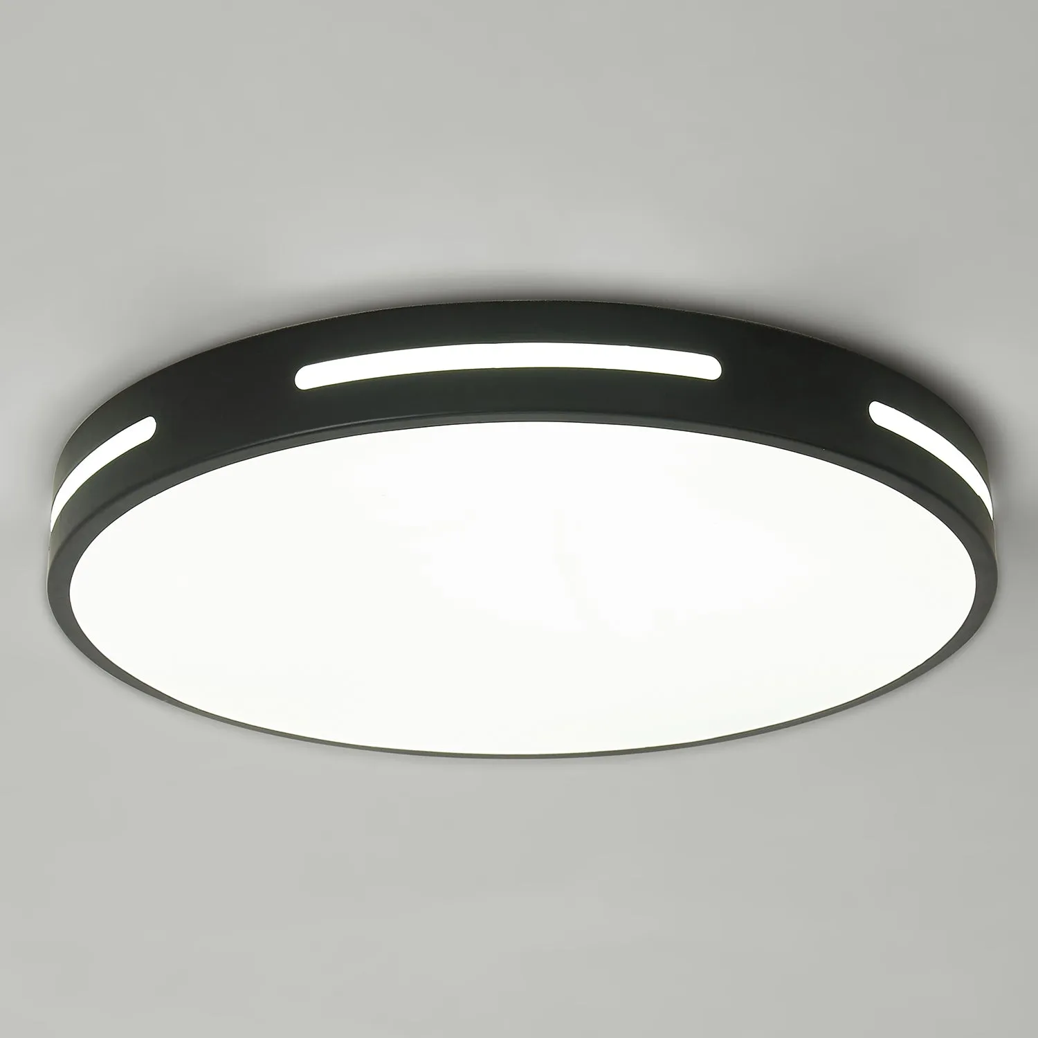 1-Light Acrylic LED Flush Mount Lighting