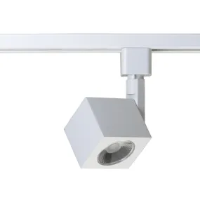 12W 1 Light LED Track Head Square White 36 Deg. Beam