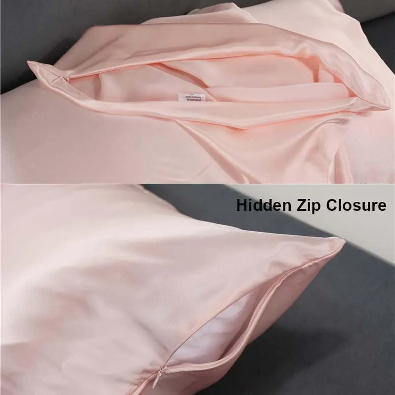 22 Momme Silk Pillowcase - Hidden zip - Standard size - custom and wholesale