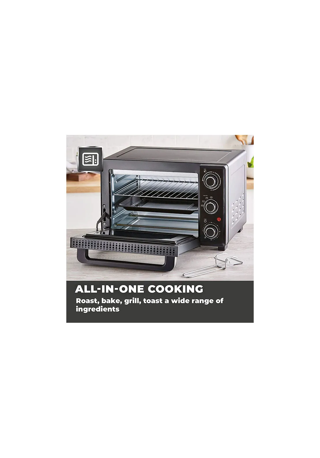 23L Mini Oven With Hot Plates | T14043