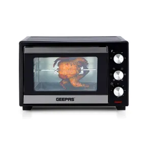 25L Electric Mini Oven Cooker With Grill and Rotisserie