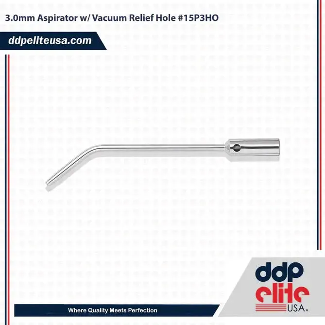 3.0mm Aspirator with Vacuum Relief Hole | Ddpeliteusa