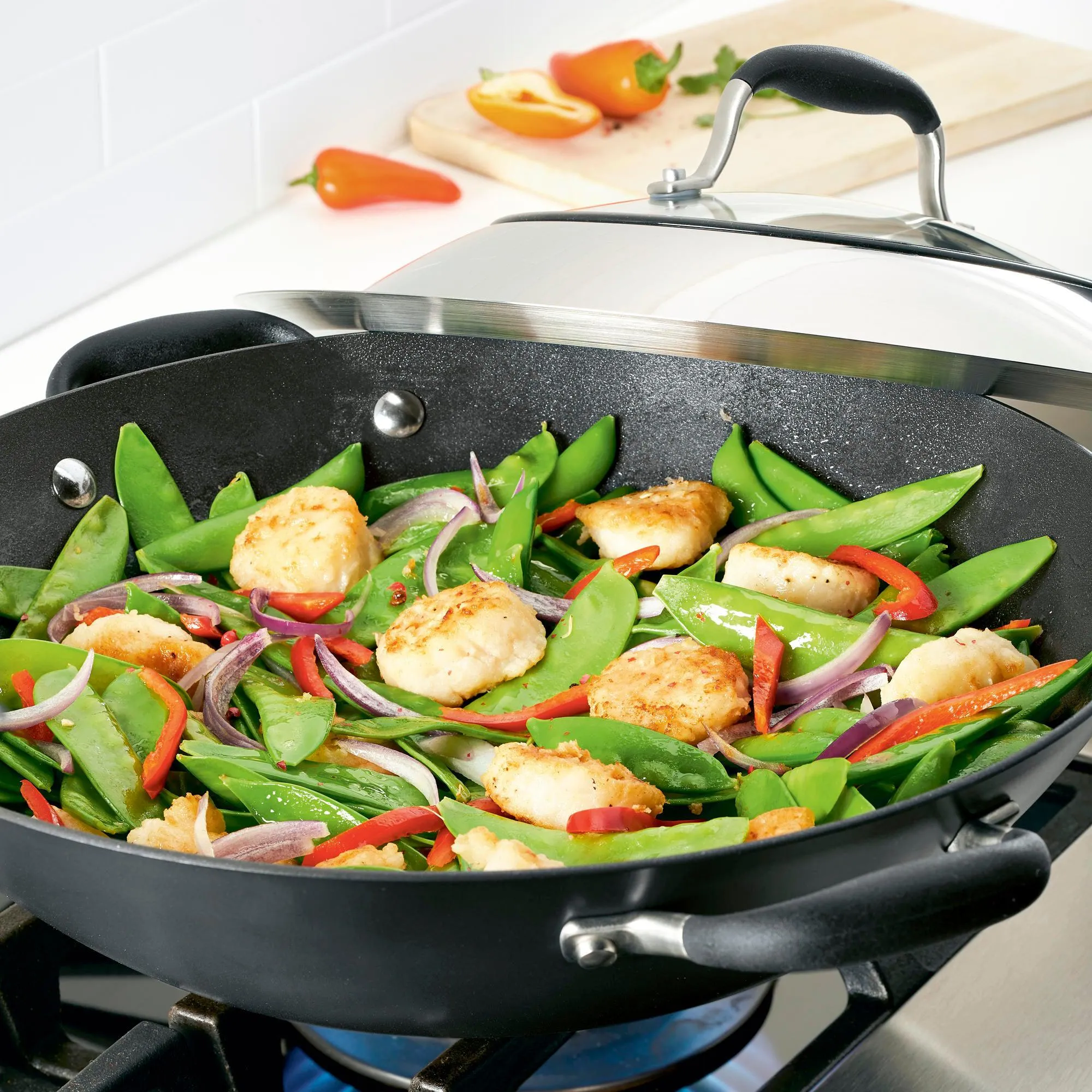 Advanced Home 14-Inch Wok with Side Handles