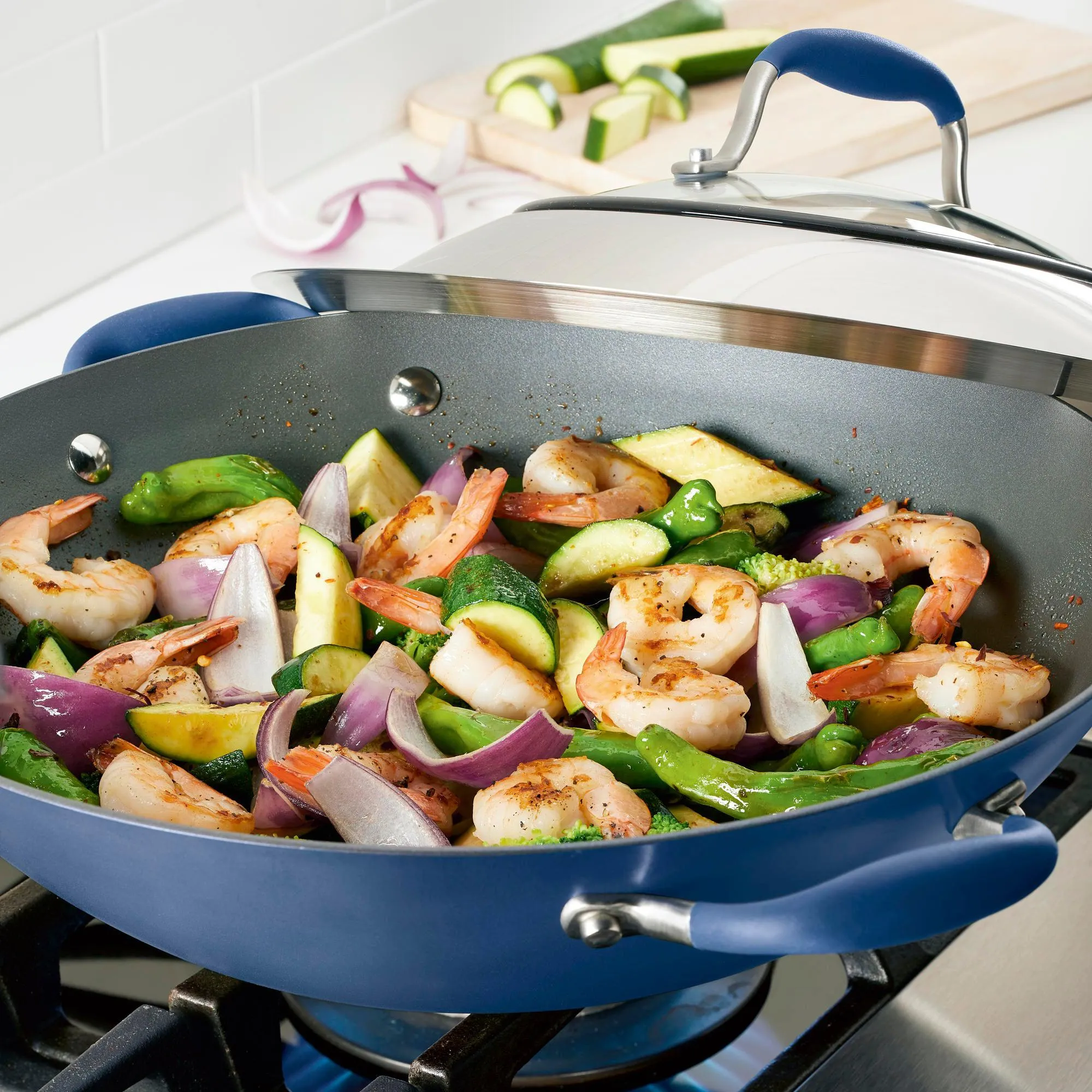 Advanced Home 14-Inch Wok with Side Handles