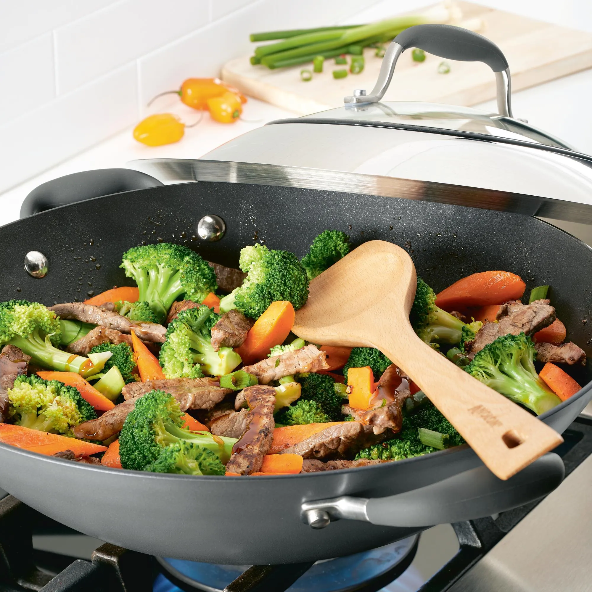 Advanced Home 14-Inch Wok with Side Handles