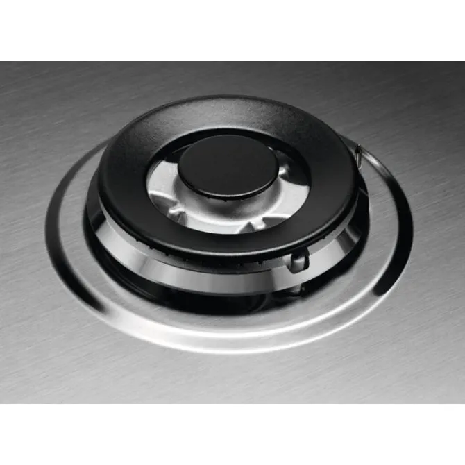 AEG HGB75420YM 75 cm Gas Hob - Stainless Steel