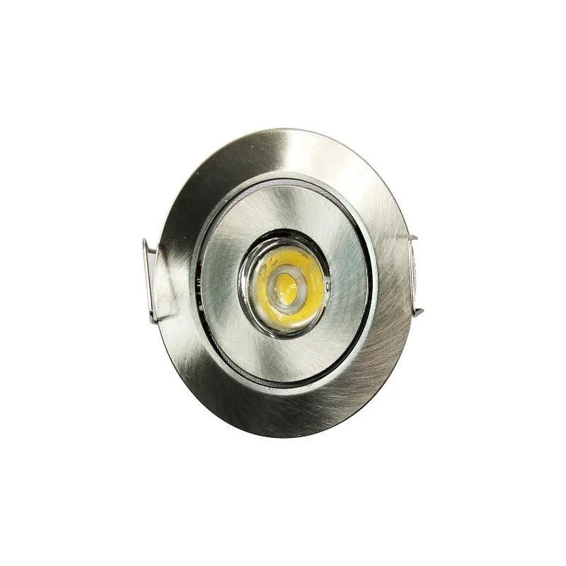 Aluminium Recessed 1Watt LED Light