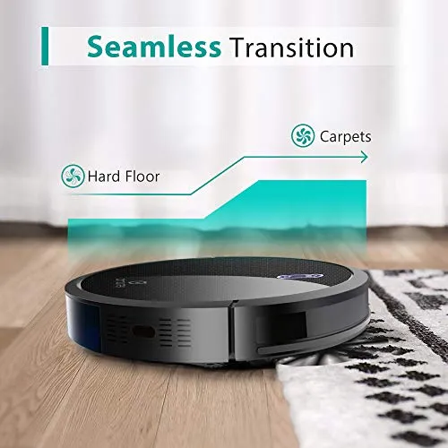 Amarey A800 Robot Vacuum, 1400PA Super Suction, 2.7inch Super Thin, 100mins Long Lasting,Self-Charging, Timing Function, Multiple Cleaning Modes, Best Robot Vacuums for Pet Hair, Hard Floor, Carpet