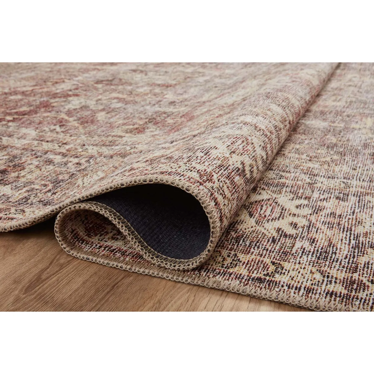 Amber Lewis Georgie Bordeaux /Antique Rug