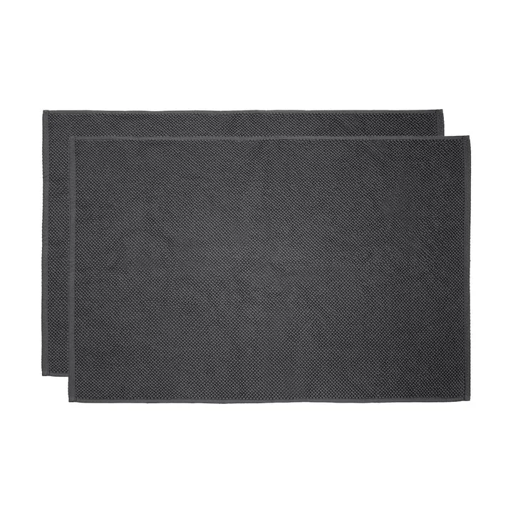 Angove CHARCOAL Bath Mat 2 Pack by Bambury