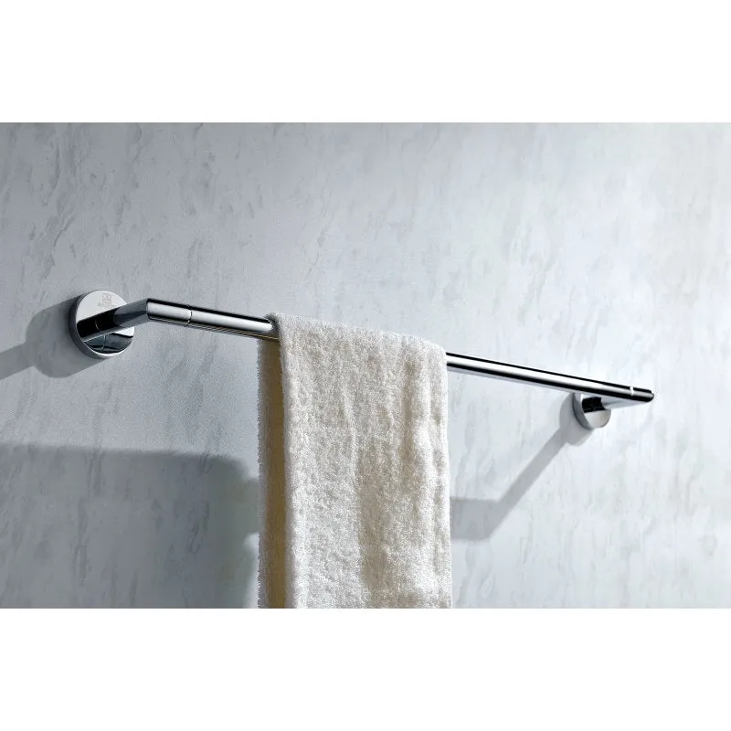 ANZZI Caster 2 Series 23.07 in. Towel Bar in Polished Chrome