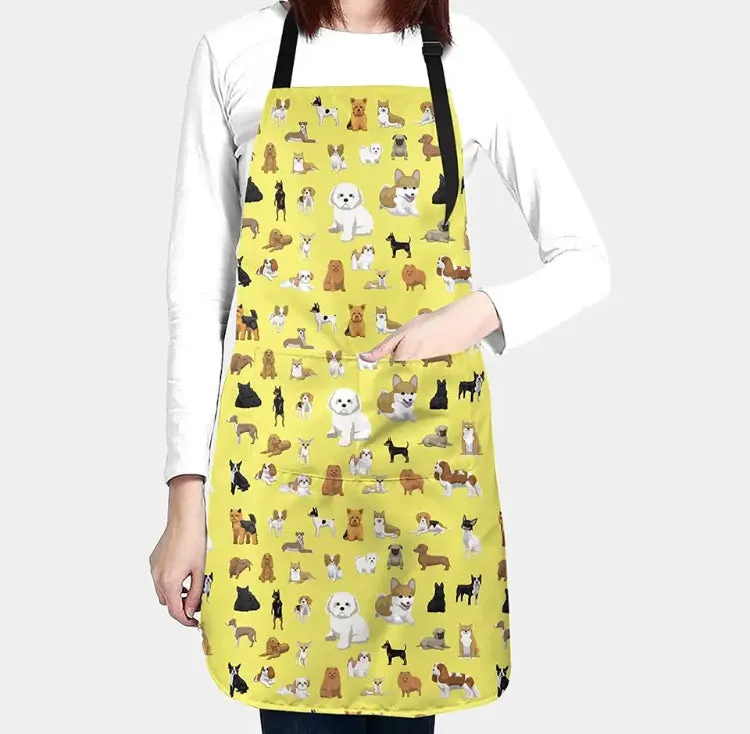 Aprons Uniform Dog Themed Groomers Home Professionals many fantastic designs