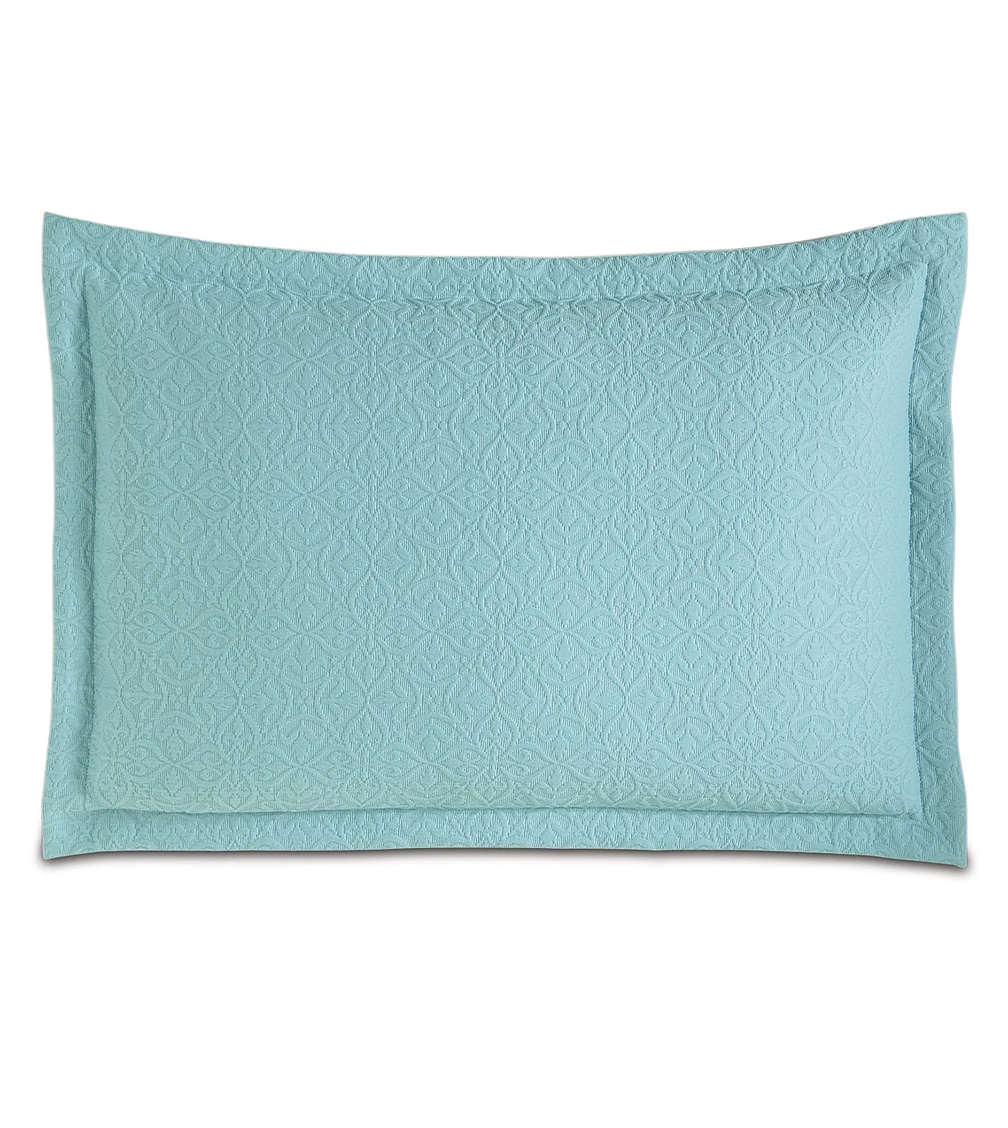 Aqua Matelassé Standard Sham 20x27