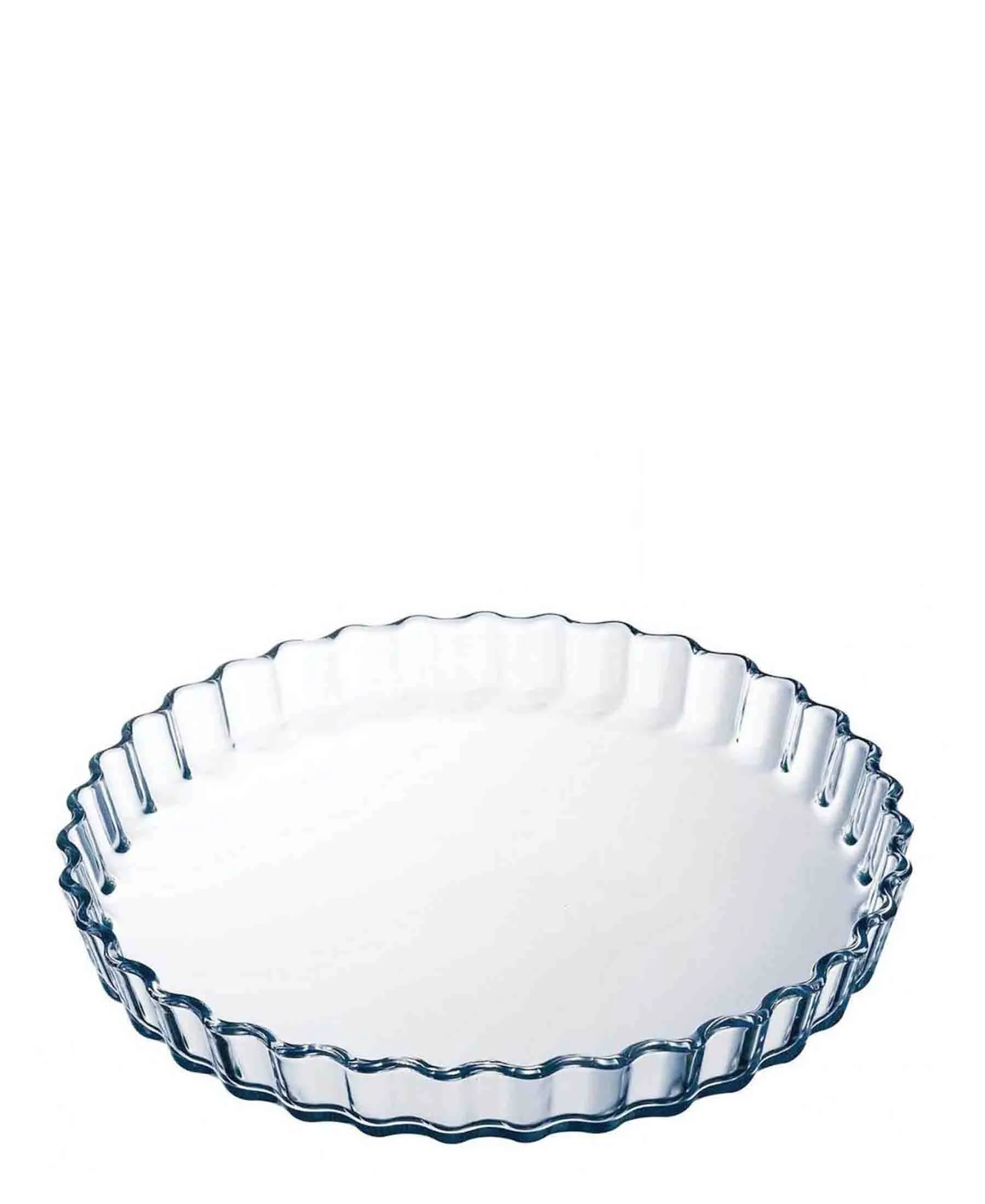 Aqua Round Baking Tray - Clear