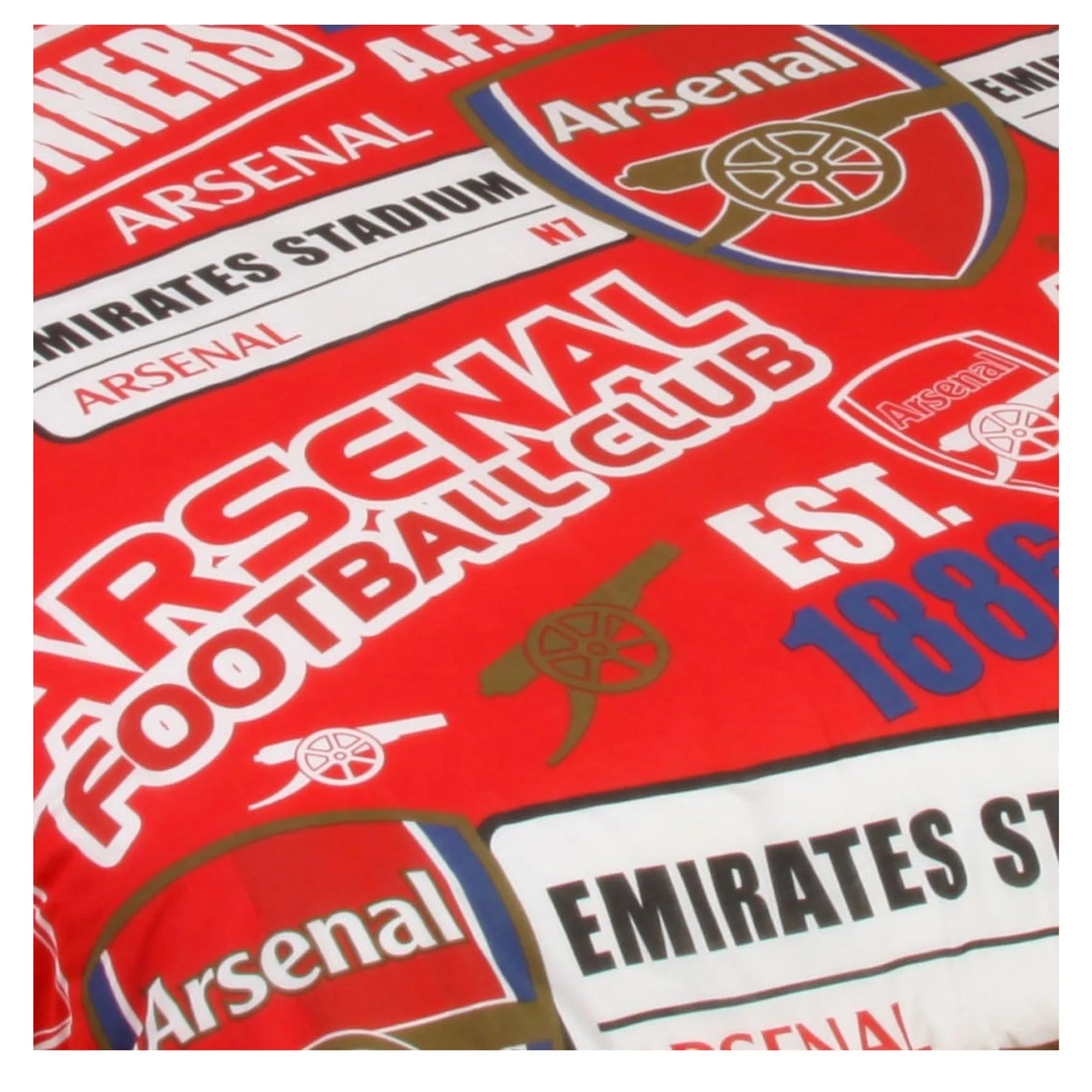 Arsenal FC Patch Duvet Cover Set