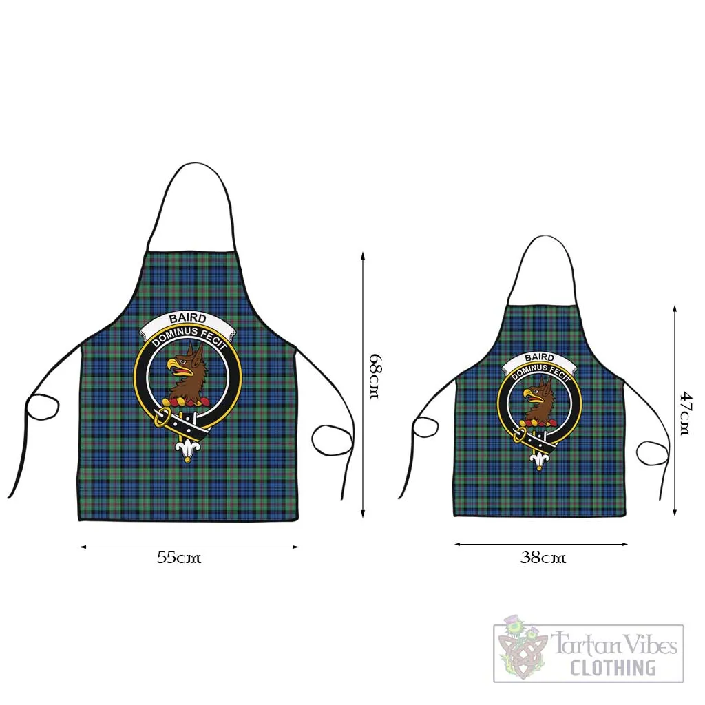 Baird Ancient Tartan Apron with Family Crest