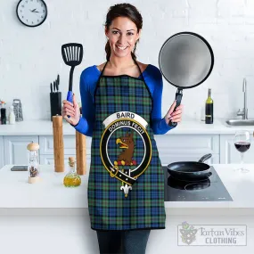 Baird Ancient Tartan Apron with Family Crest