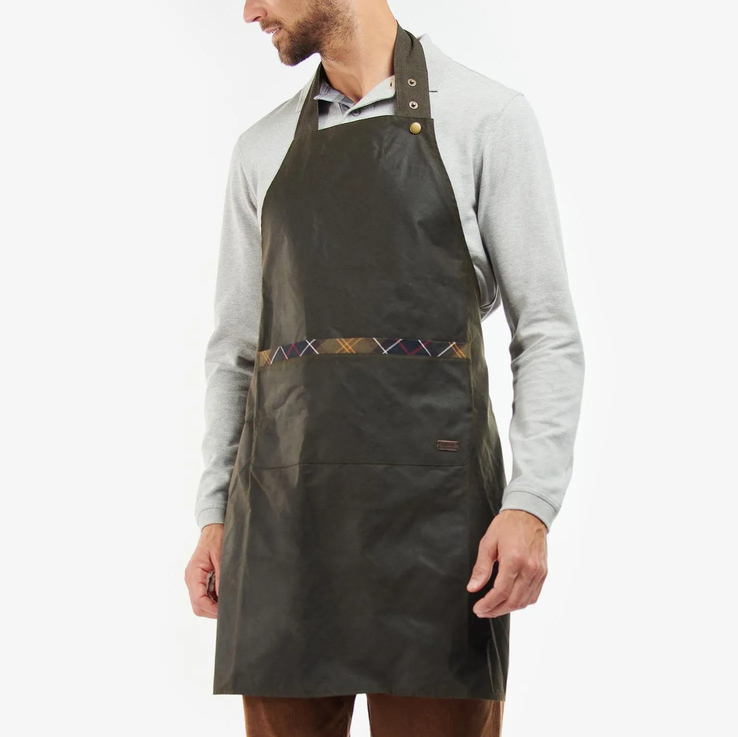 Barbour Wax for Life Apron in Olive