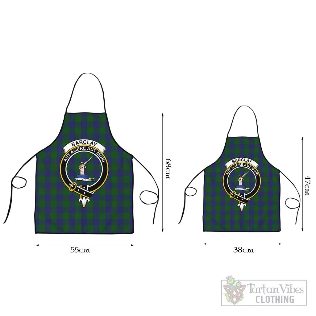 Barclay Tartan Apron with Family Crest