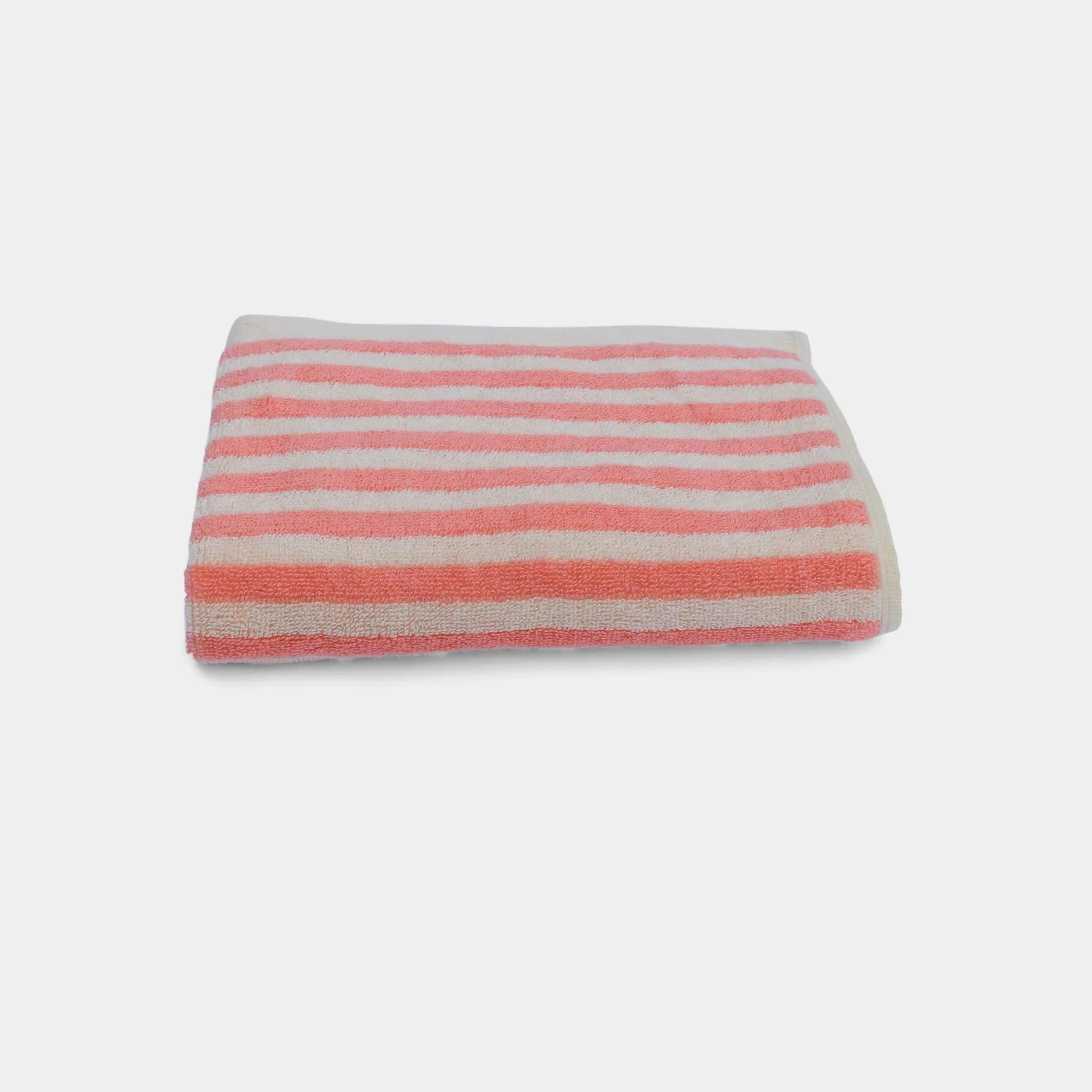 Bath Towel - Stripe Pink