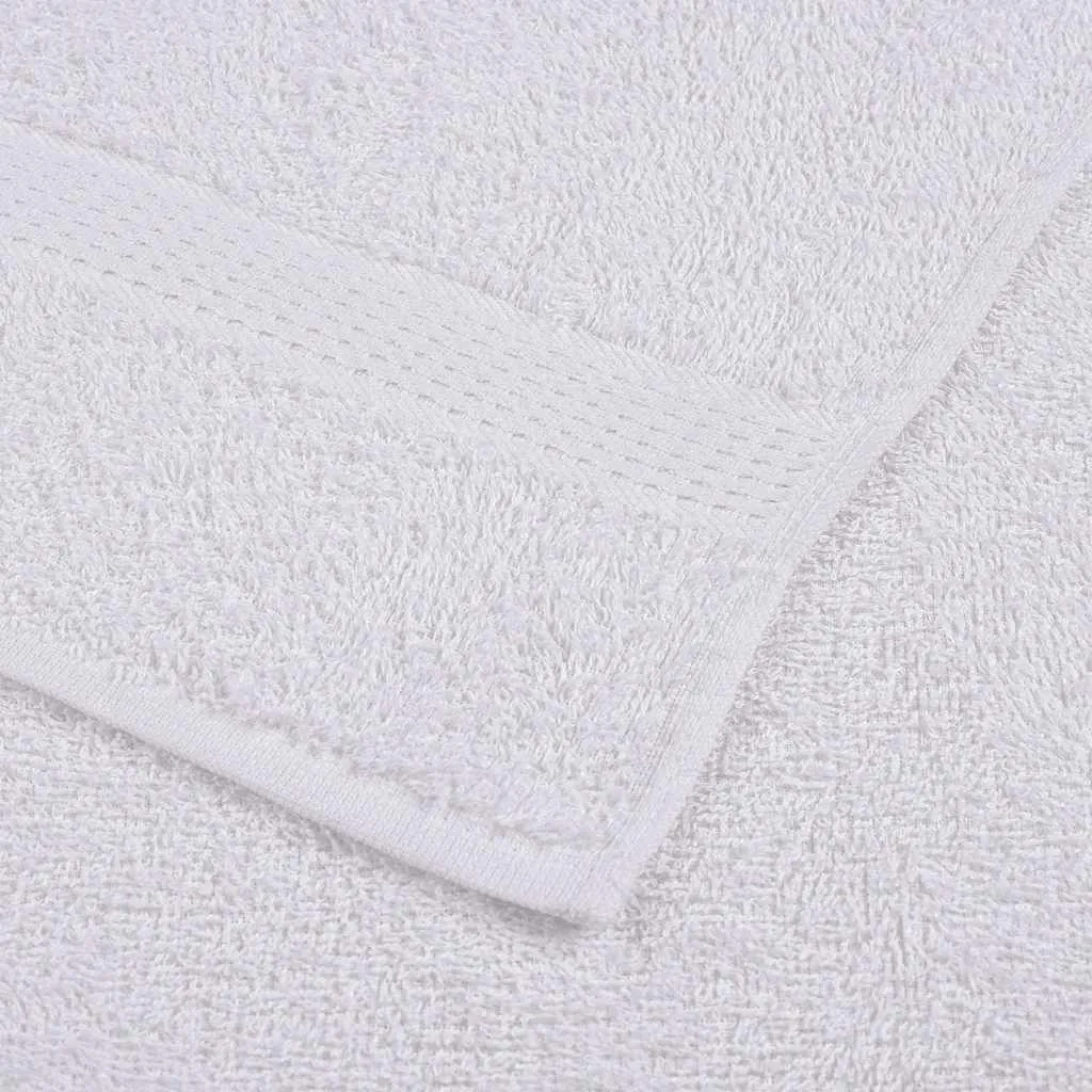 Bath Towels 4 pcs White 100x150 cm 360 gsm 100% Cotton