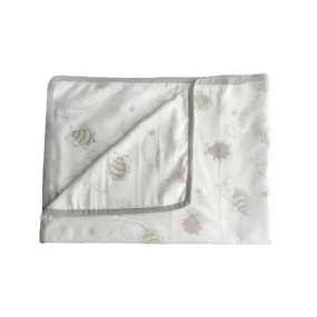 Bee & Bug Muslin Baby Blankie--HANDMADE, High Quality! *