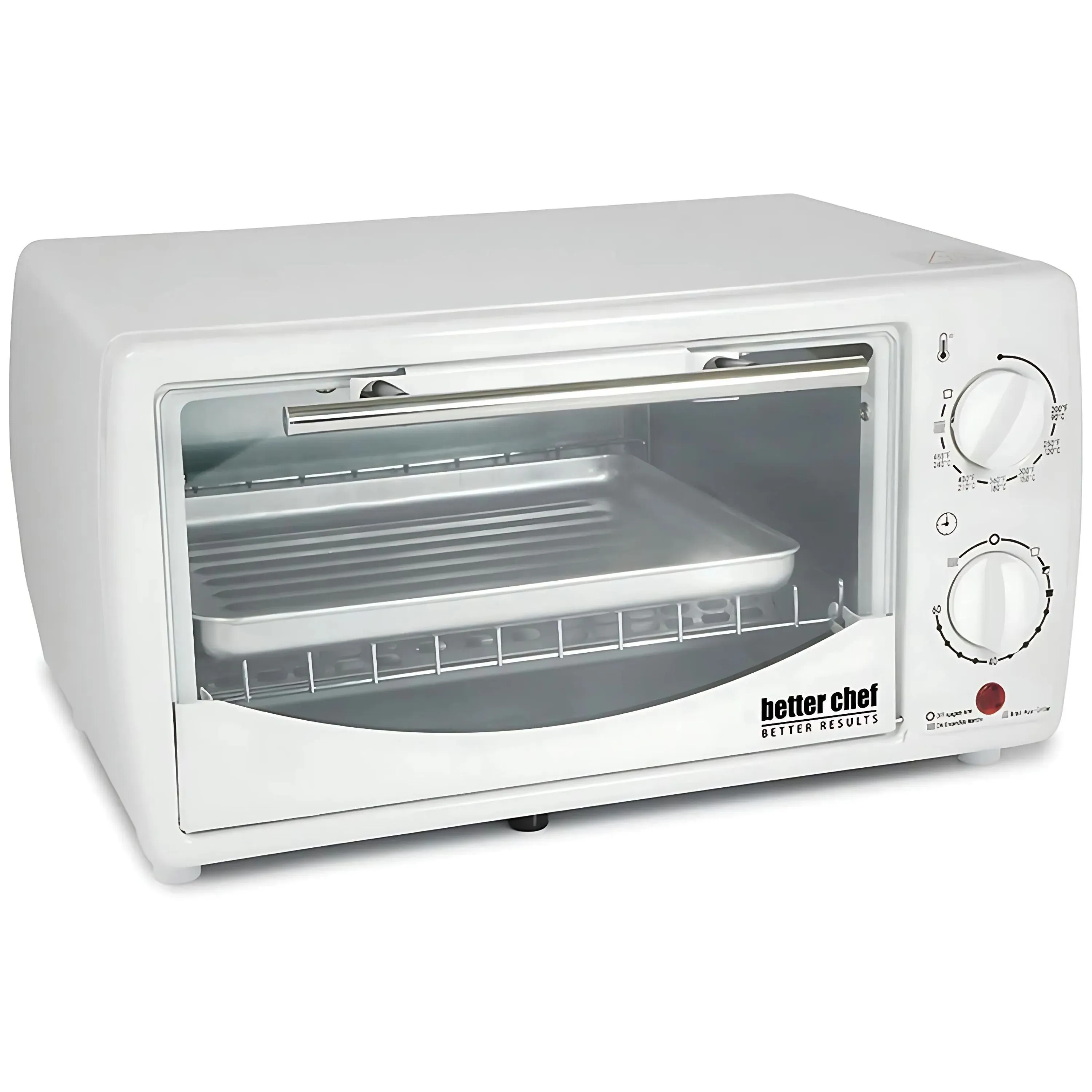 Better Chef 9-Liter Toaster Oven Broiler - White - 9L