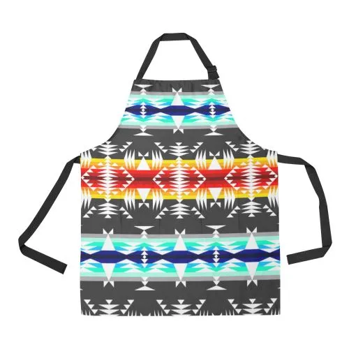 Between the Mountains Gray Apron