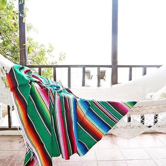 Boho Colourful Beach Blanket 120x180cm