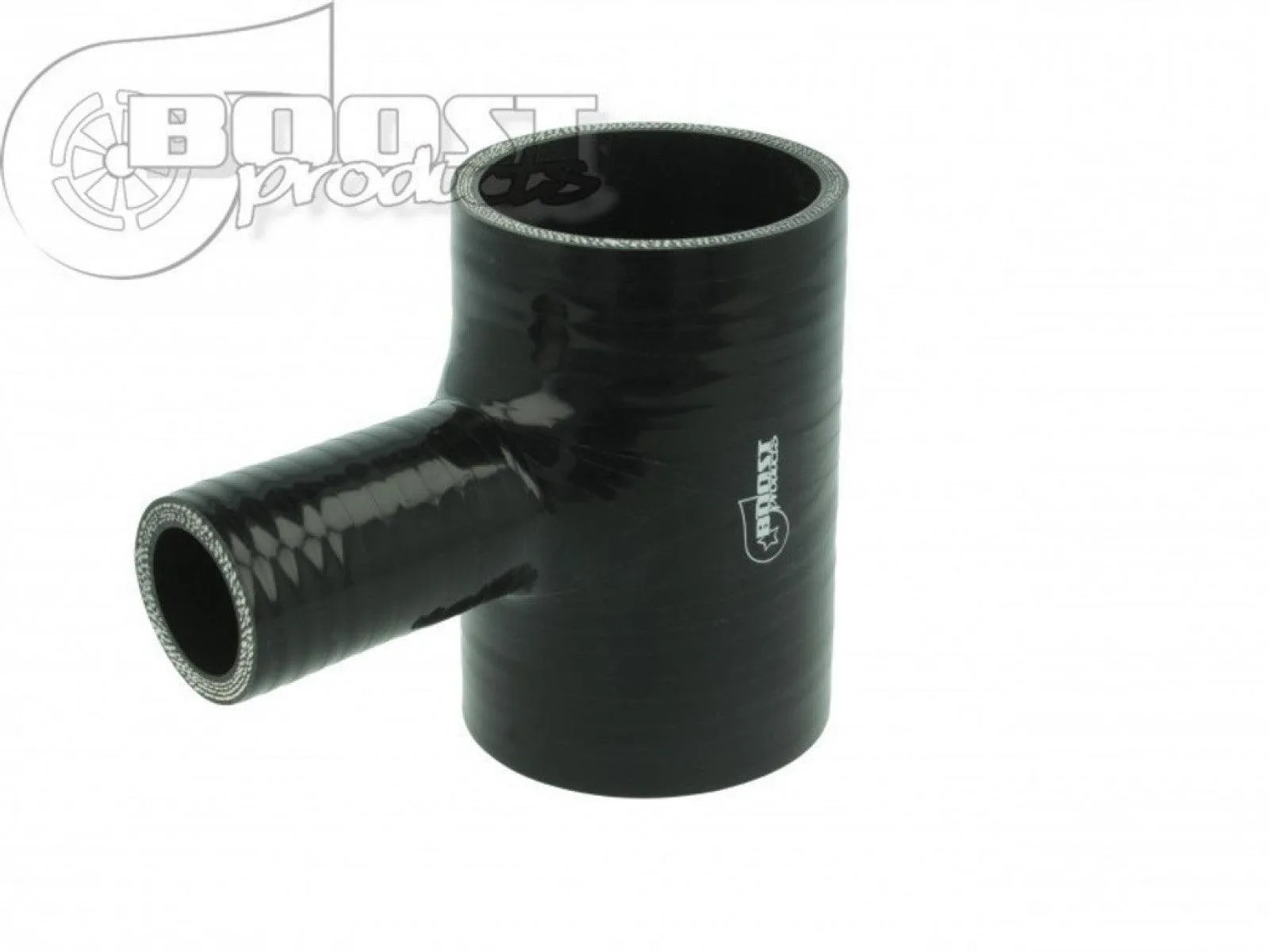 BOOST Products Silicone T-piece Adapter 63,5mm (2-1/2") ID / 25mm (1") Branch ID / Black