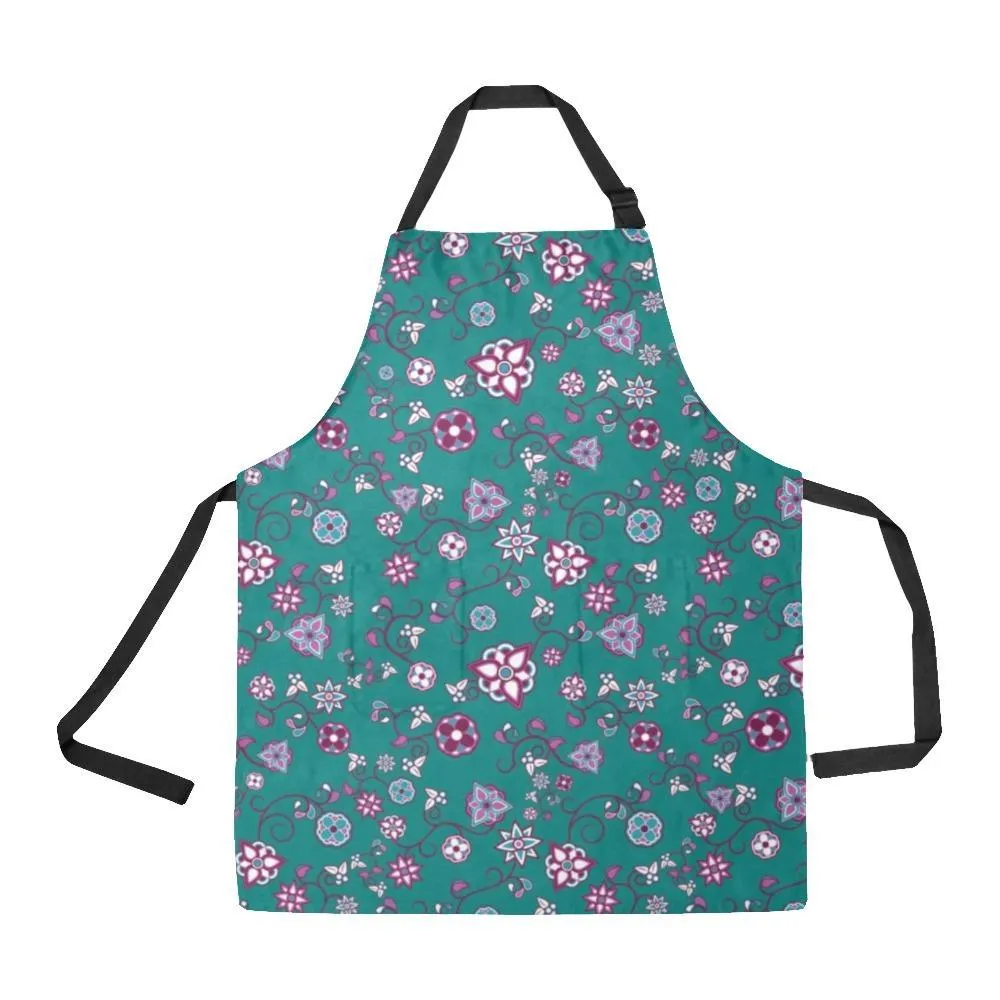 Burgundy Bloom Apron