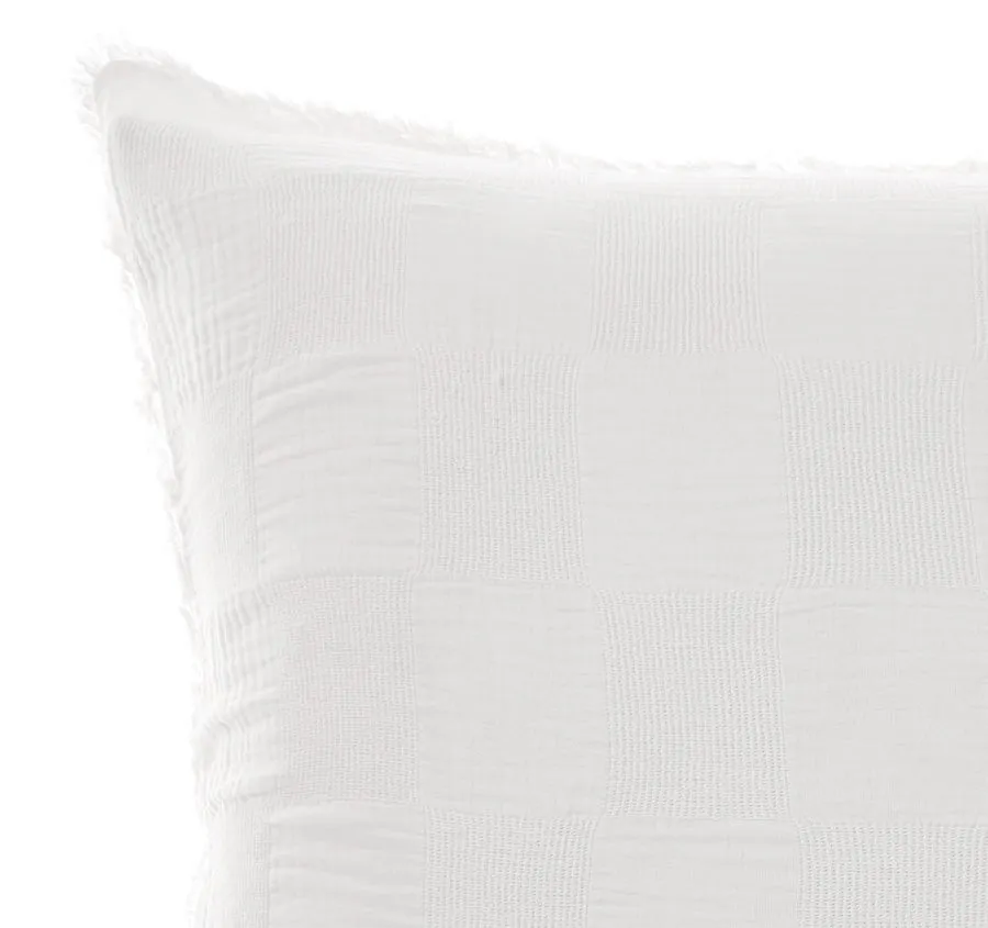 Capri European Pillowcase White