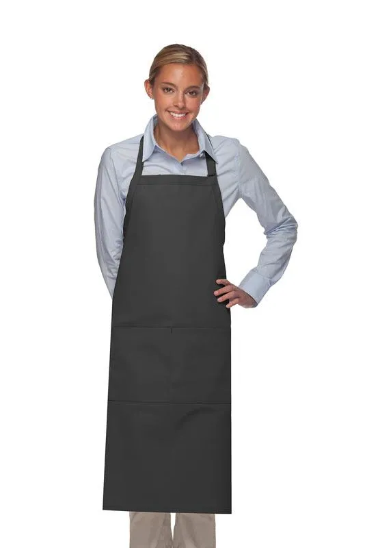 Charcoal Deluxe XL Butcher Adjustable Apron (2 Pockets)