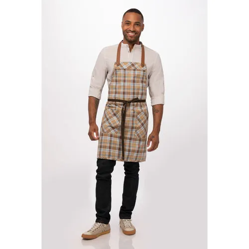 Chef Works ABR01BRO0 Bib Apron