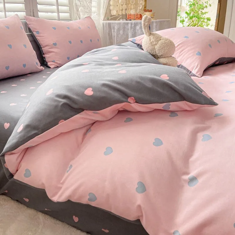 Color Hearts Bedding Sets