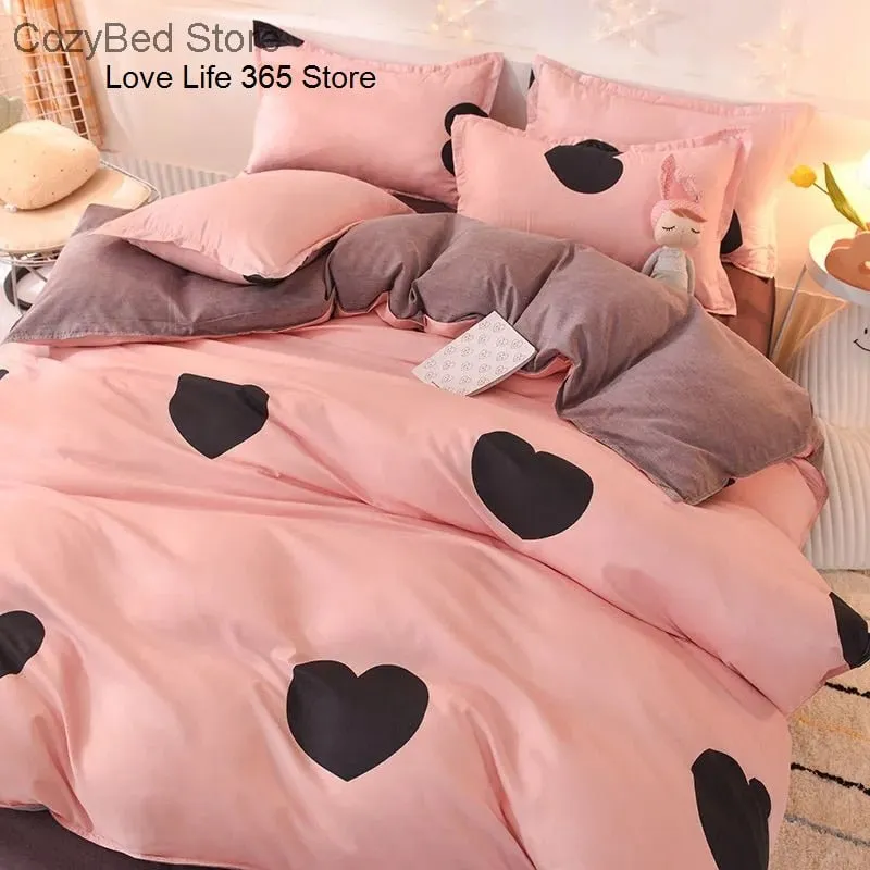 Color Hearts Bedding Sets