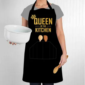 Cooking Apron for Women Baking Kitchen - Queen