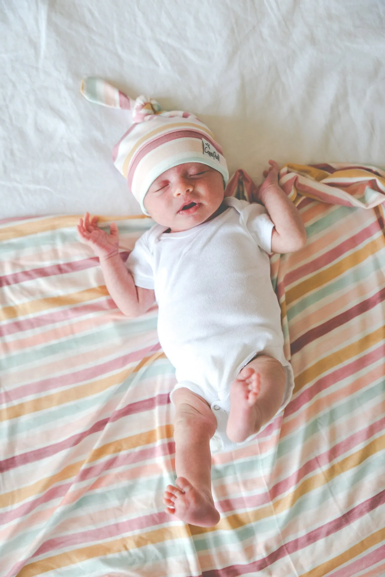 Copper Pearl Belle Knit Swaddle Blanket