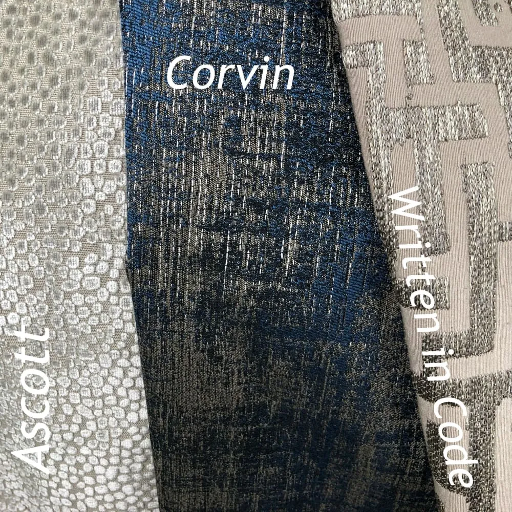 Corvin Blue Brown Silver Pillow Cover