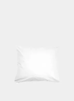 Cotton FullSize Pillowcase With Piped Edges,White