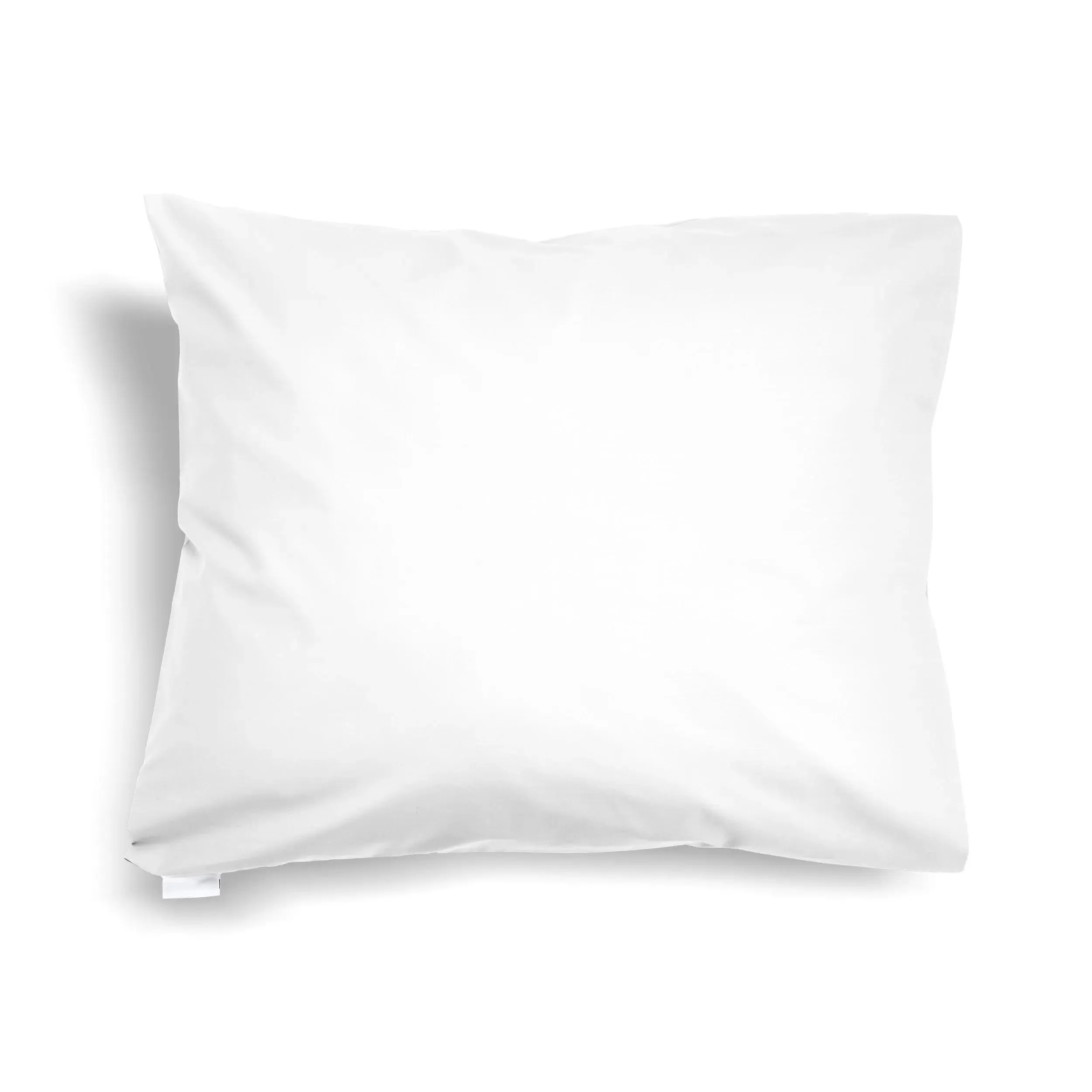 Cotton FullSize Pillowcase With Piped Edges,White