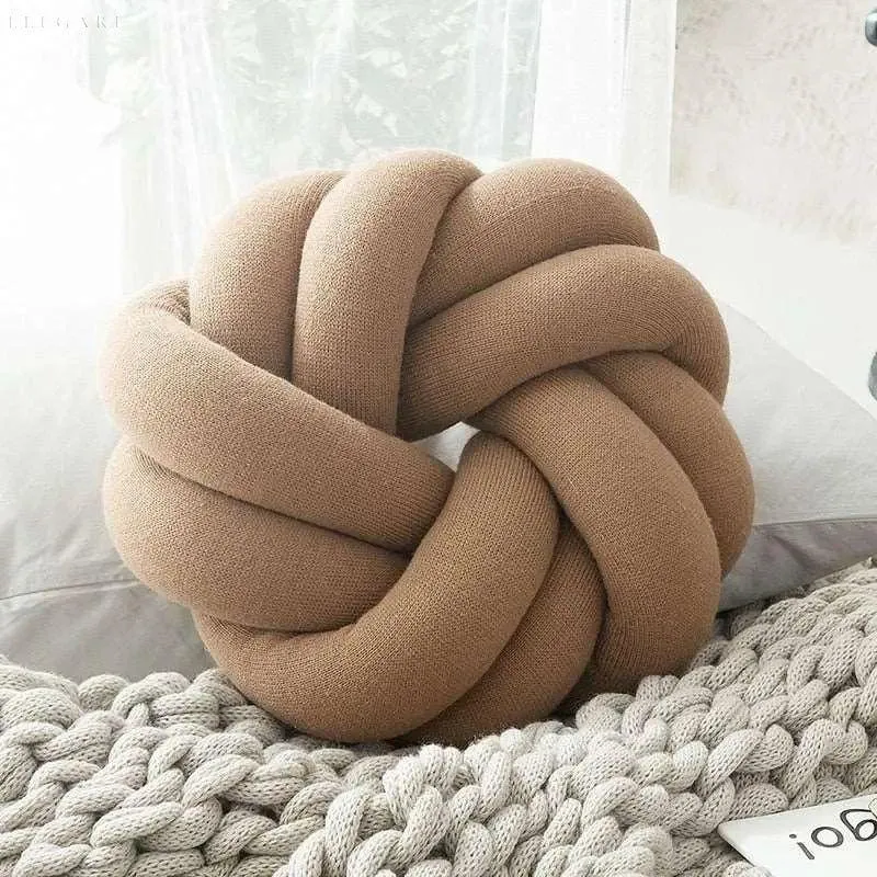 Cotton Knot Pillow - Baumwollknoten-Kissen