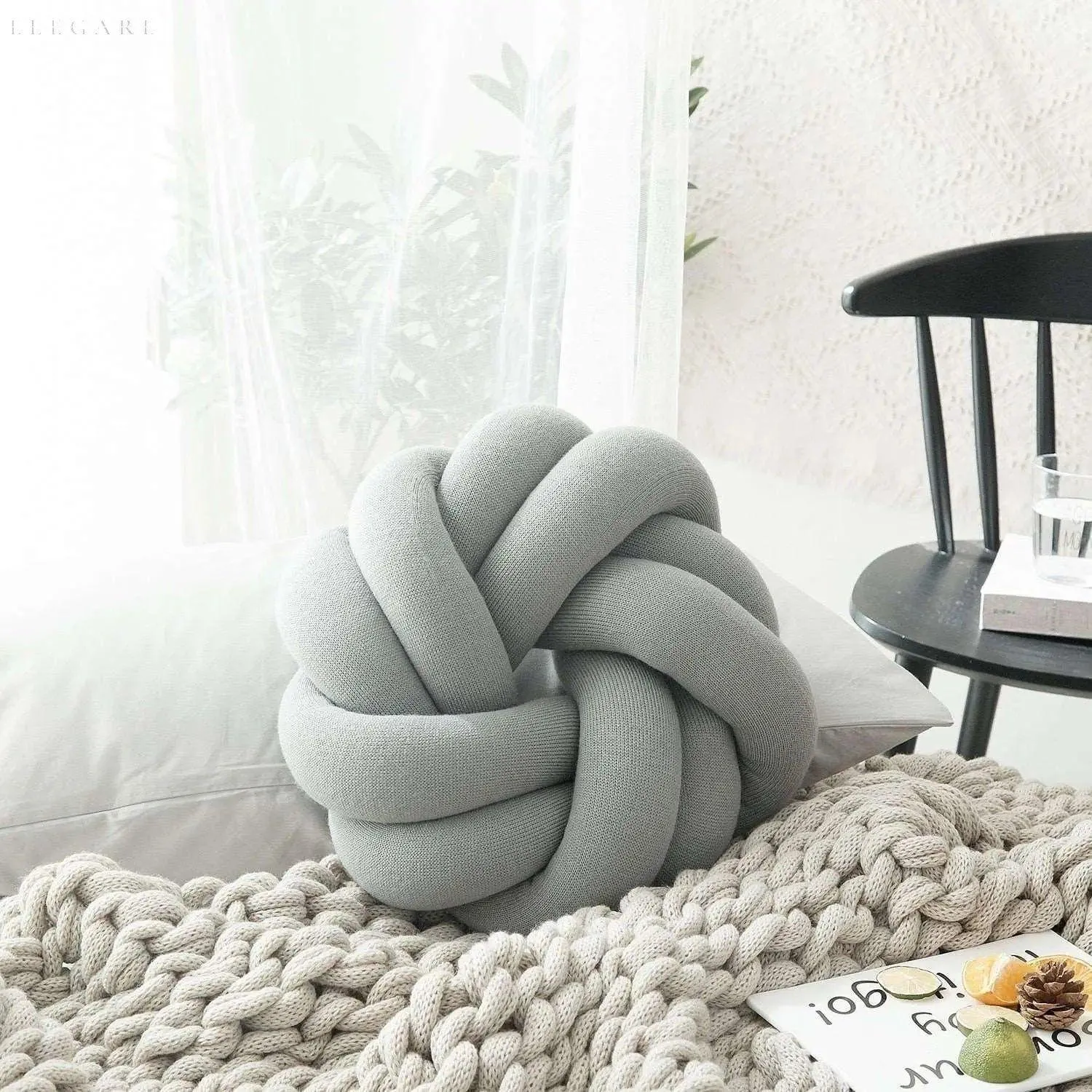 Cotton Knot Pillow - Baumwollknoten-Kissen