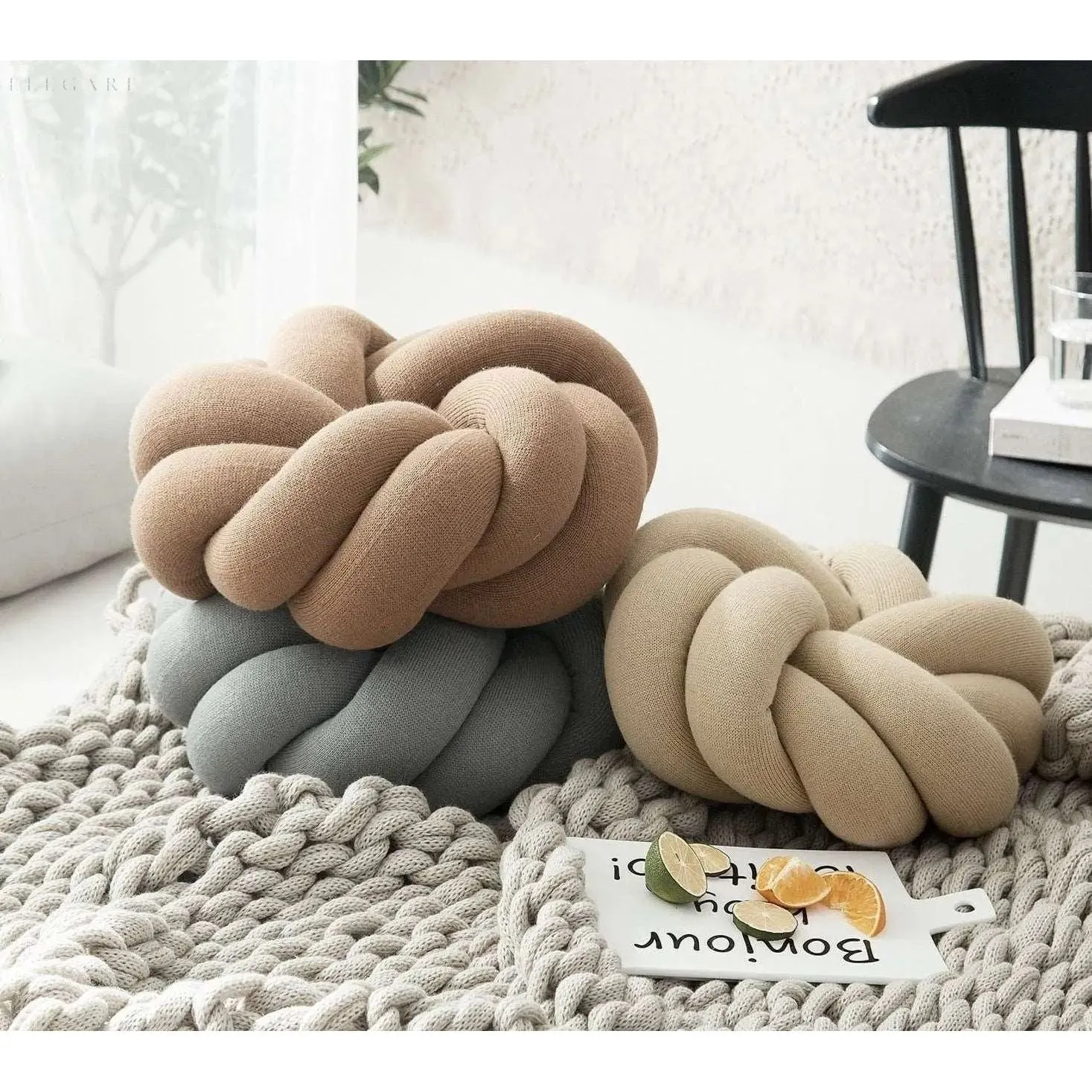 Cotton Knot Pillow - Baumwollknoten-Kissen