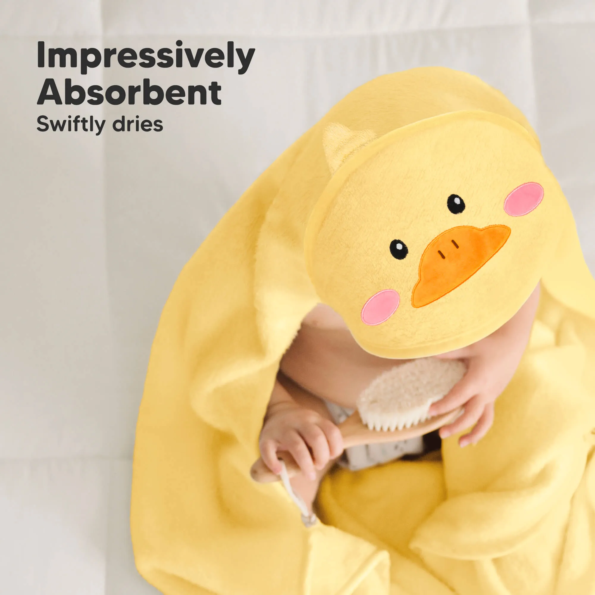 Cuddle Baby Hooded Towel (Duck)