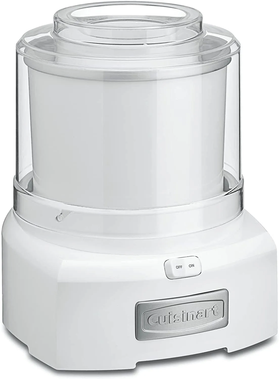 Cuisinart 1.5 Quart Frozen Yogurt, Ice Cream and Sorbet Maker, White