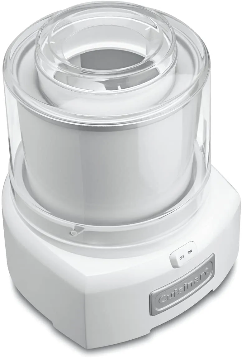 Cuisinart 1.5 Quart Frozen Yogurt, Ice Cream and Sorbet Maker, White