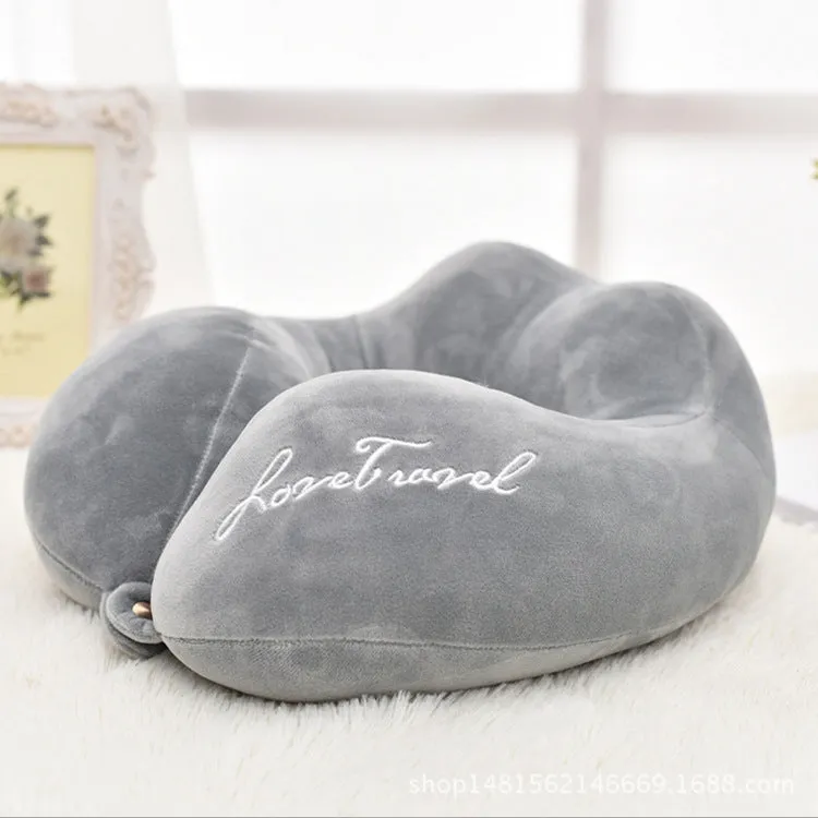 Custom Creative U Travel Pillow Shaped Plane Travel Sambo U-shaped Pillow Neck Pillow Neck Guard Spot Wholesale