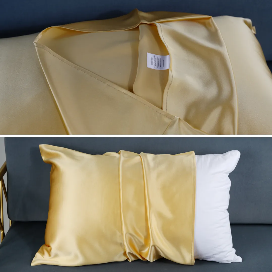 Custom Wholesale Silk Pillowcase 30 Momme Envelope Closure - King size