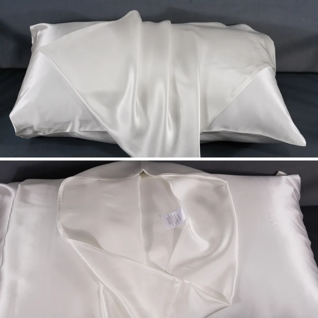 Custom Wholesale Silk Pillowcase 30 Momme Envelope Closure - King size